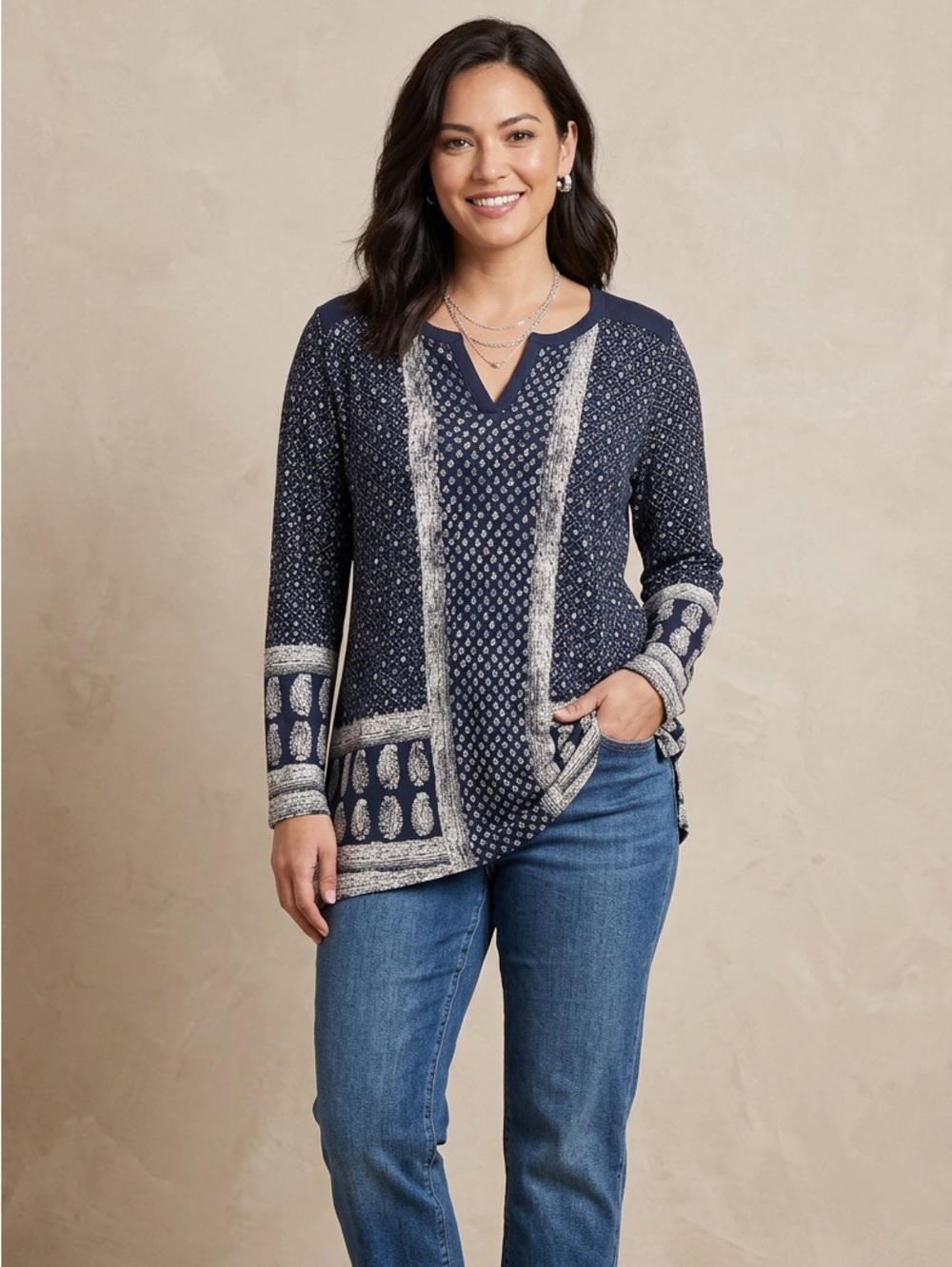 Lucky Brand Peasant Top